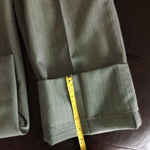 Men's Gray Double Breasted Suit (2pcs) - Picture 13 of 16